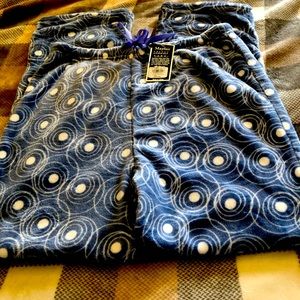 Ladies New Fleece Lounge Pants With Tags